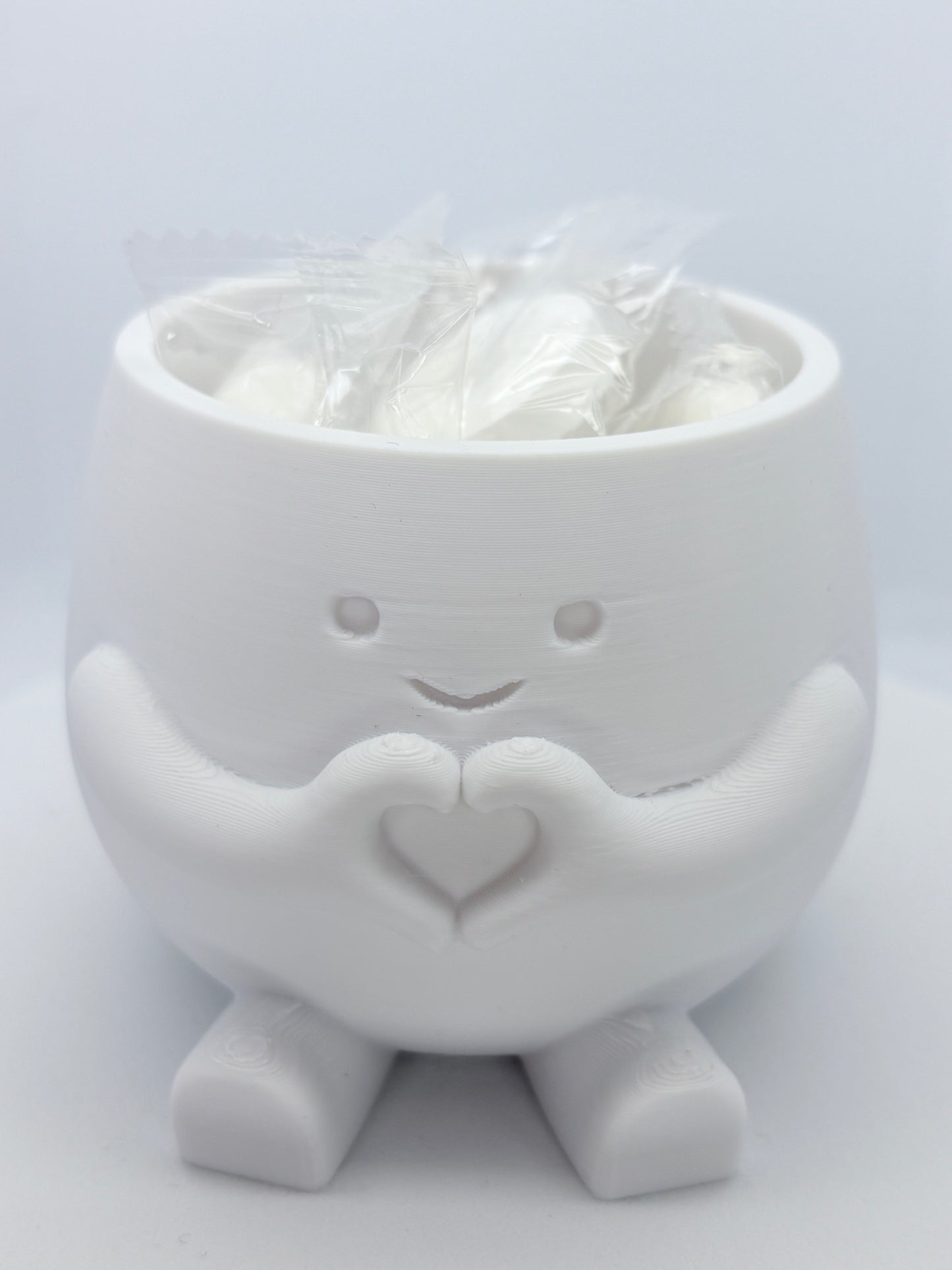 3D Printed Character Bowl — Desk Planter, Candy Dish & More