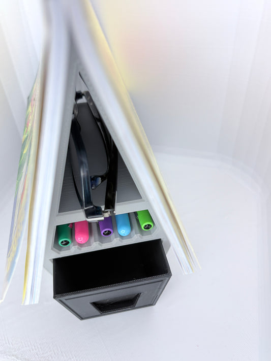 3D Printed Pyramid Book Holder & Reading Station