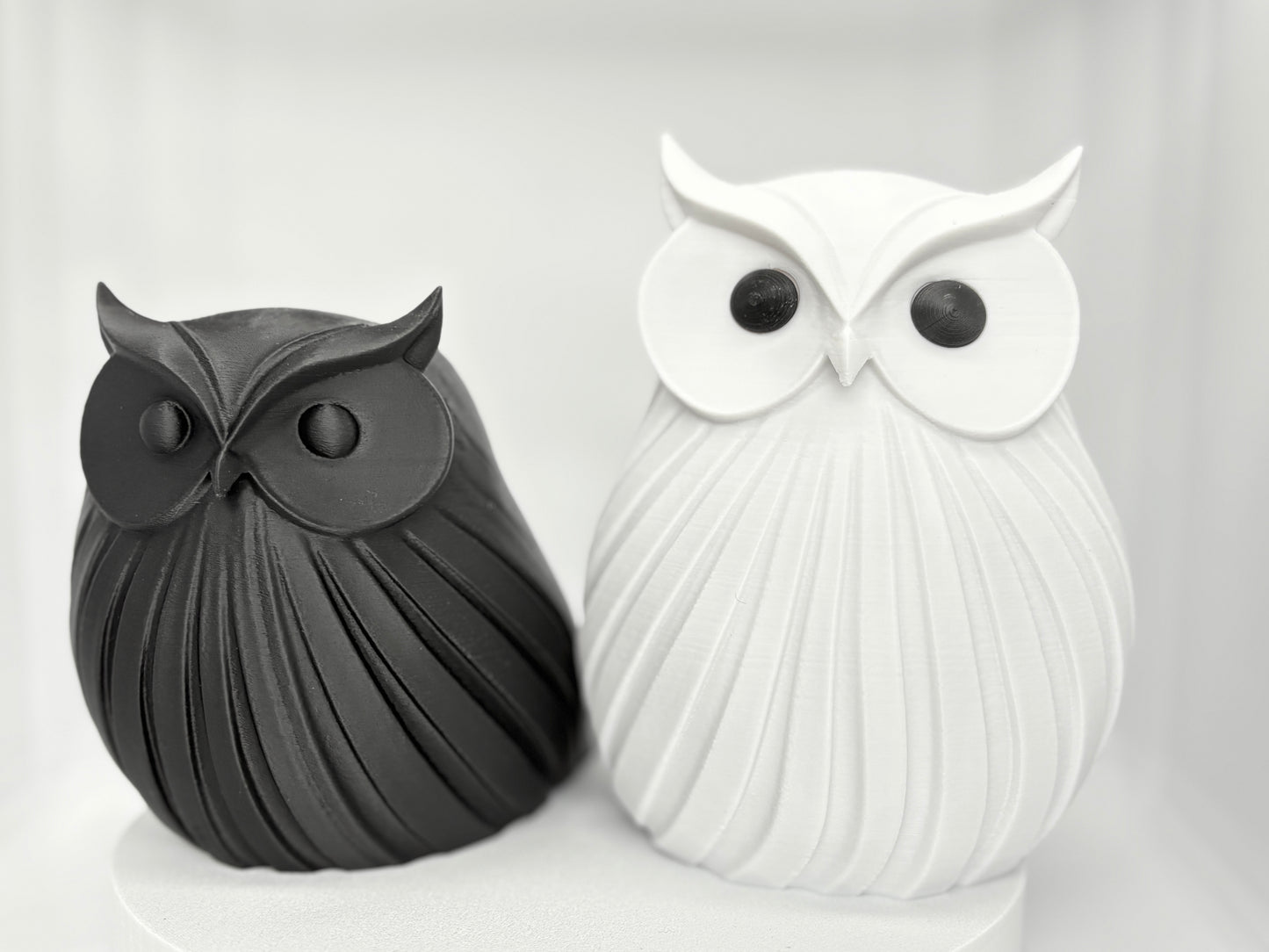 The Midnight & Snowfall Owl Duo