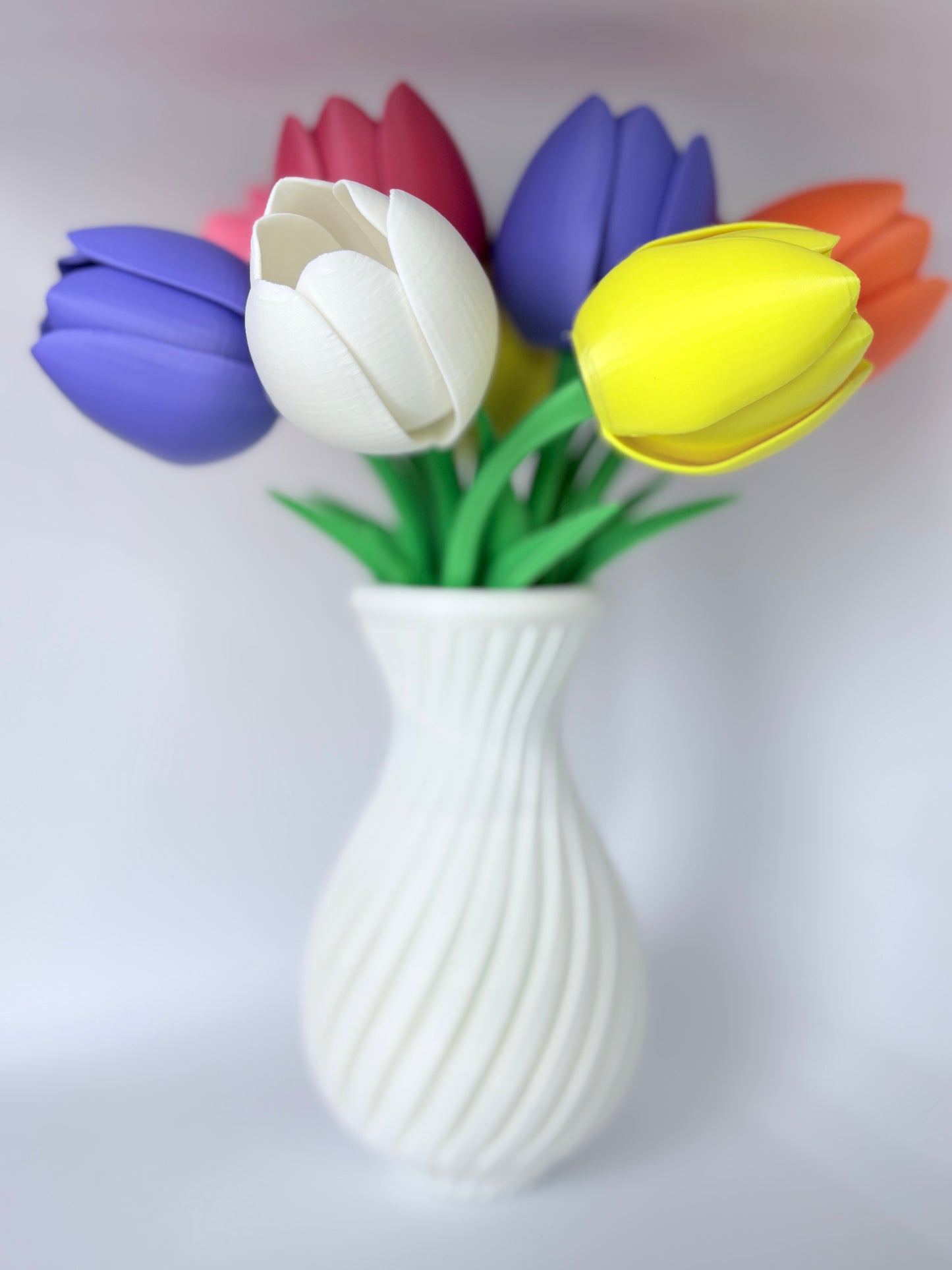 3D Printed Tulip Stem — Choose Your Colour, Size & Style
