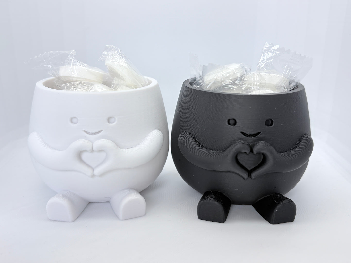 3D Printed Character Bowl — Desk Planter, Candy Dish & More