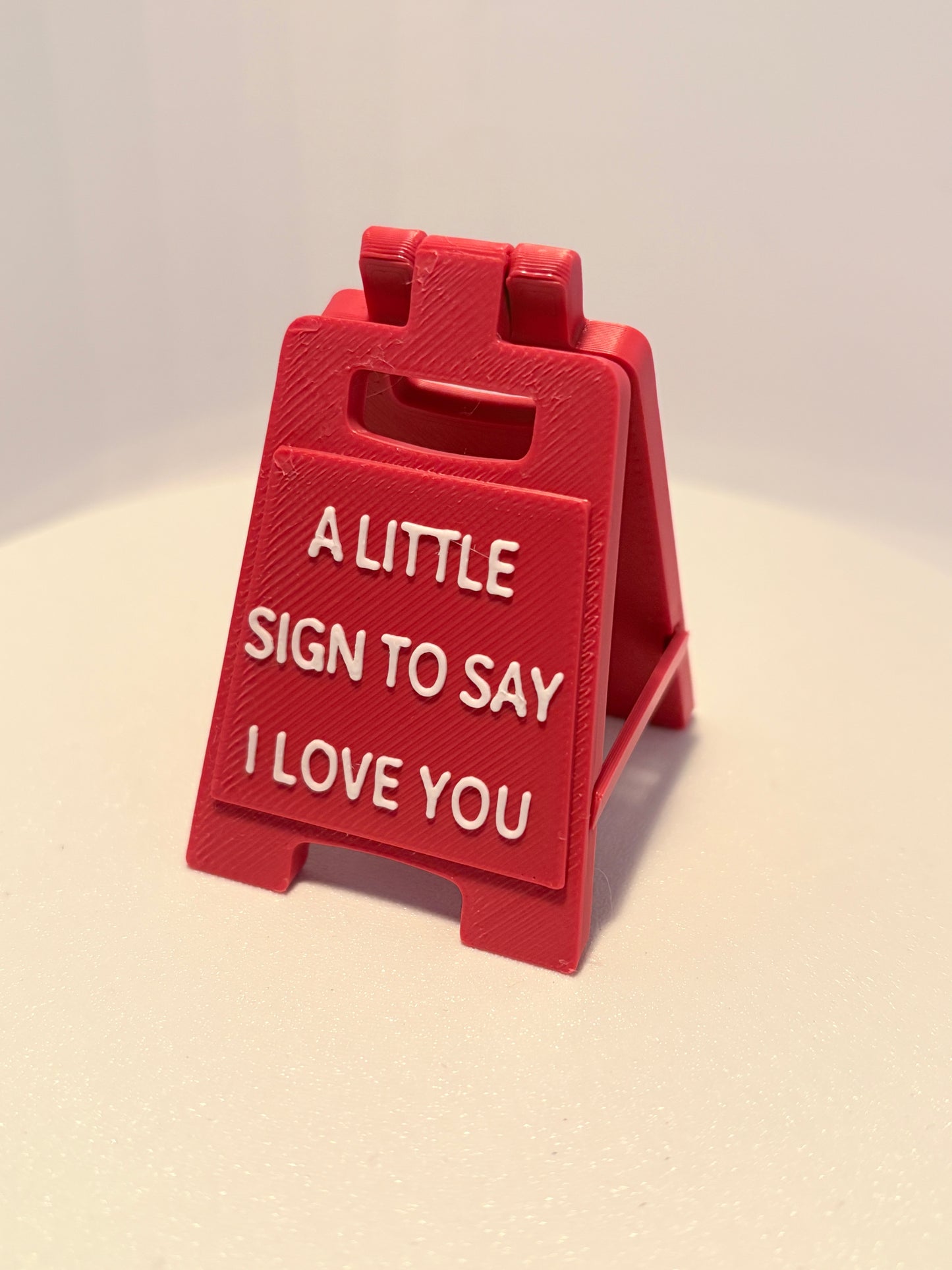 3D Printed Mini A-Frame Sign