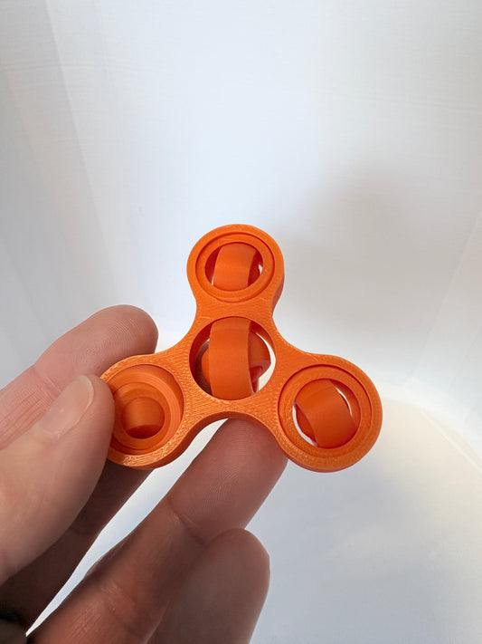 3D Printed Tri-Blade Fidget Spinner