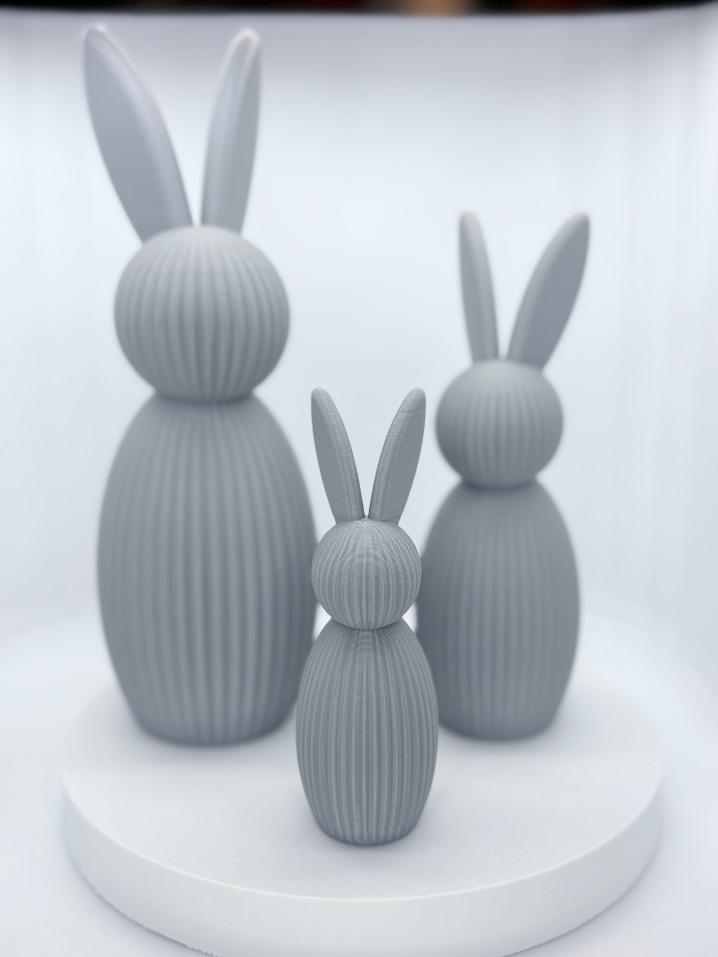 3D Printed Ribbed Easter Bunny — Family Packs