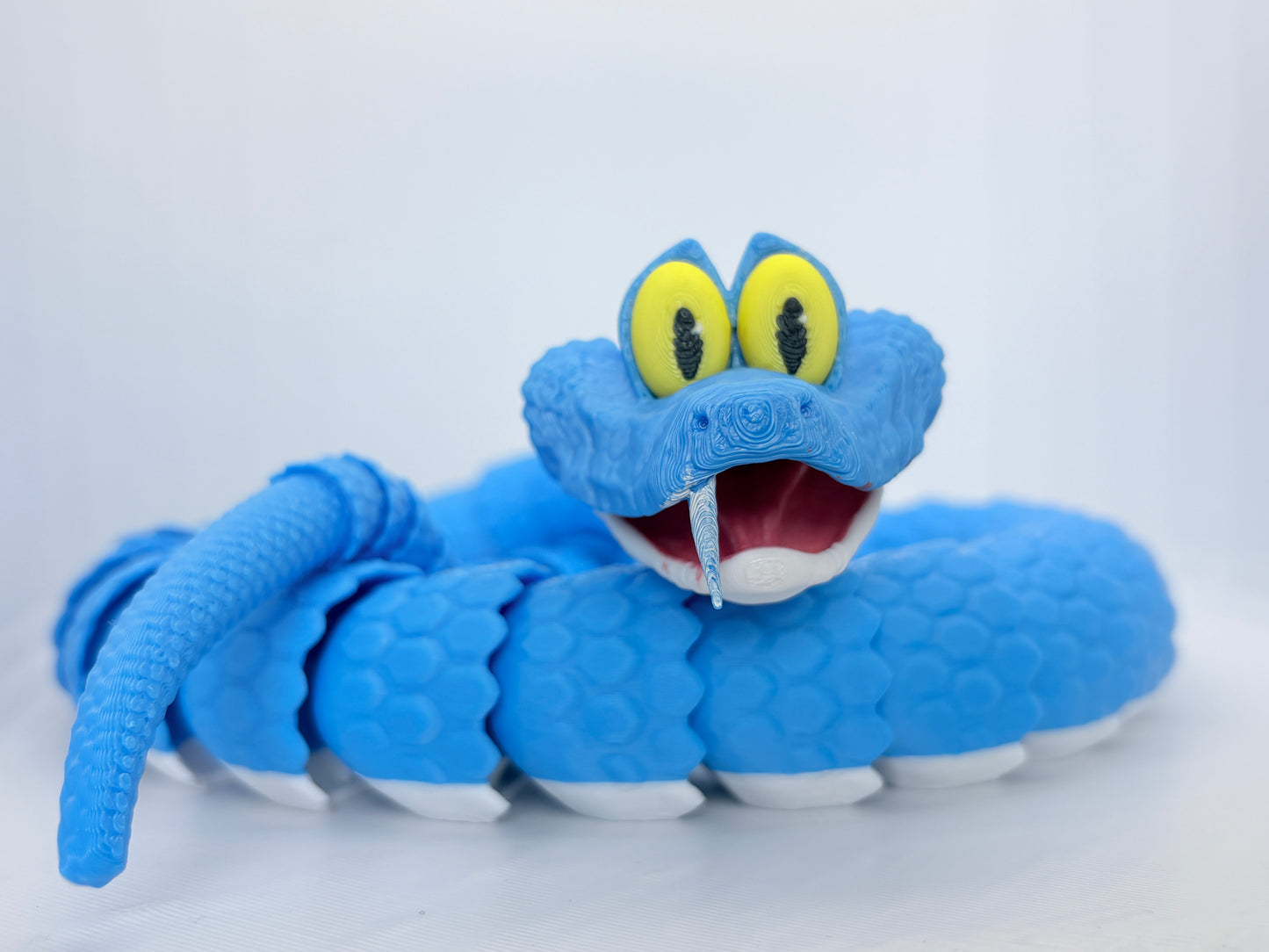 3D Printed Cartoon Snake