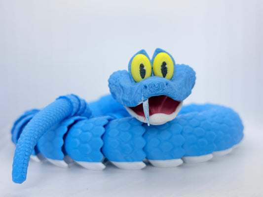 3D Printed Cartoon Snake