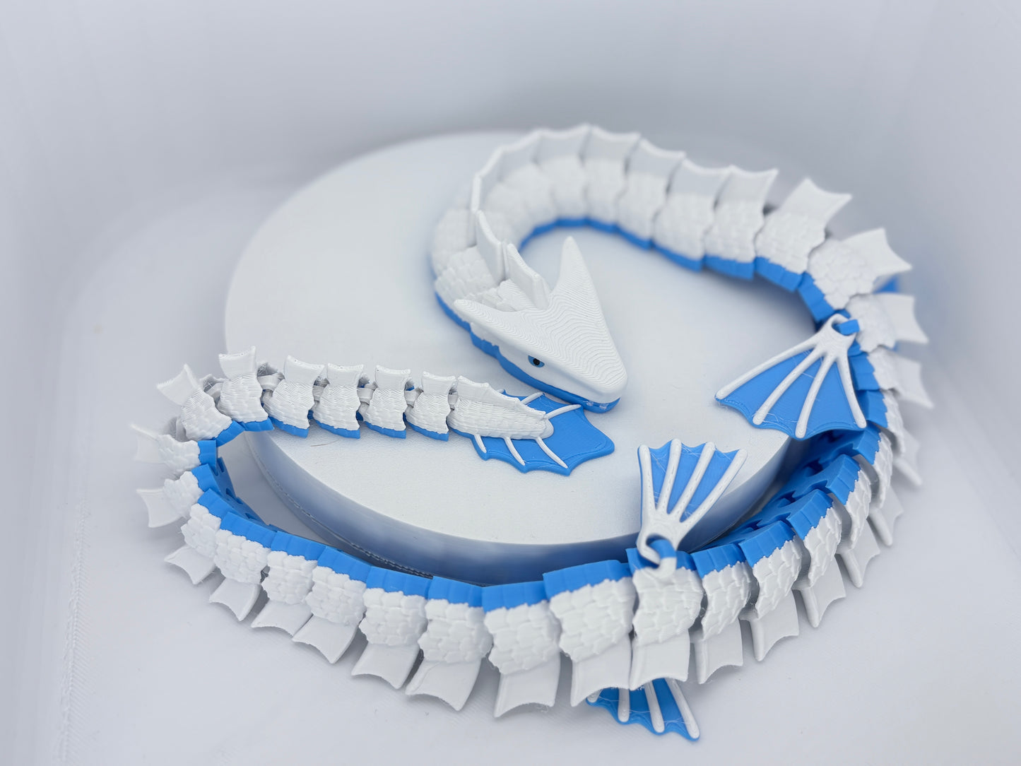 3D Printed Articulated Dragon — Two-Tone