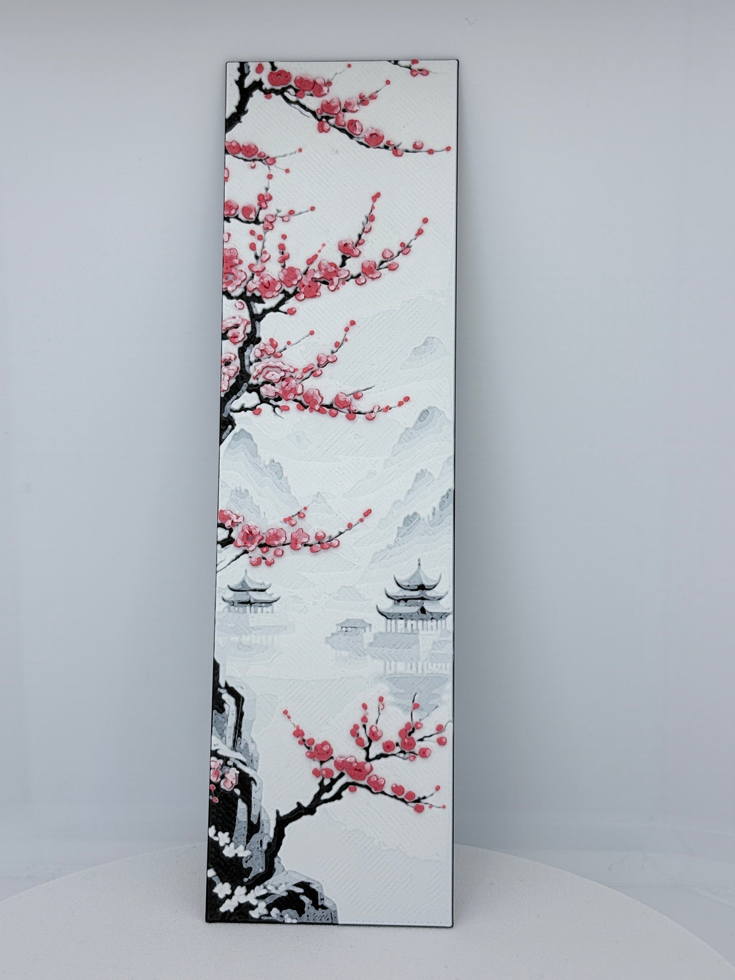 3D Printed Cherry Blossom Bookmark