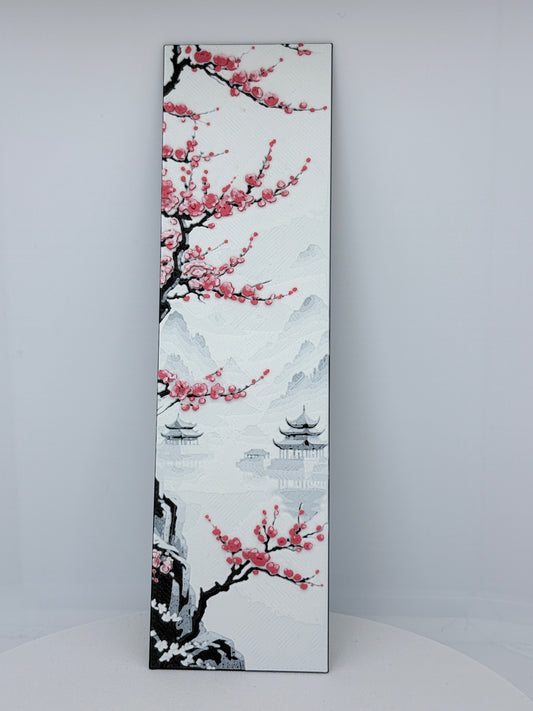 3D Printed Cherry Blossom Bookmark