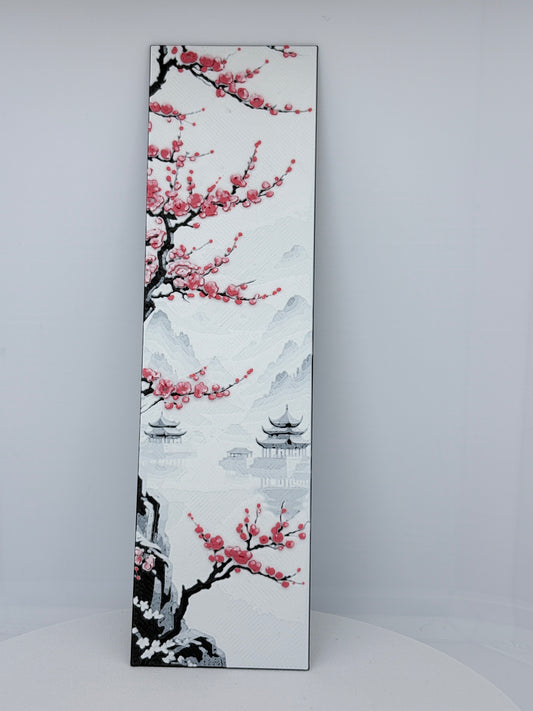 3D Printed Cherry Blossom Bookmark