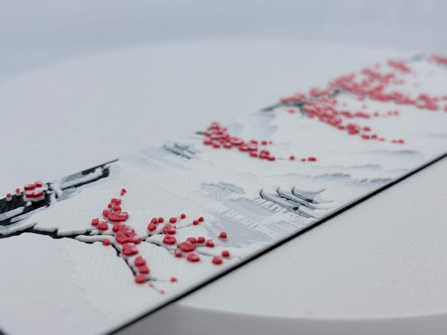 3D Printed Cherry Blossom Bookmark