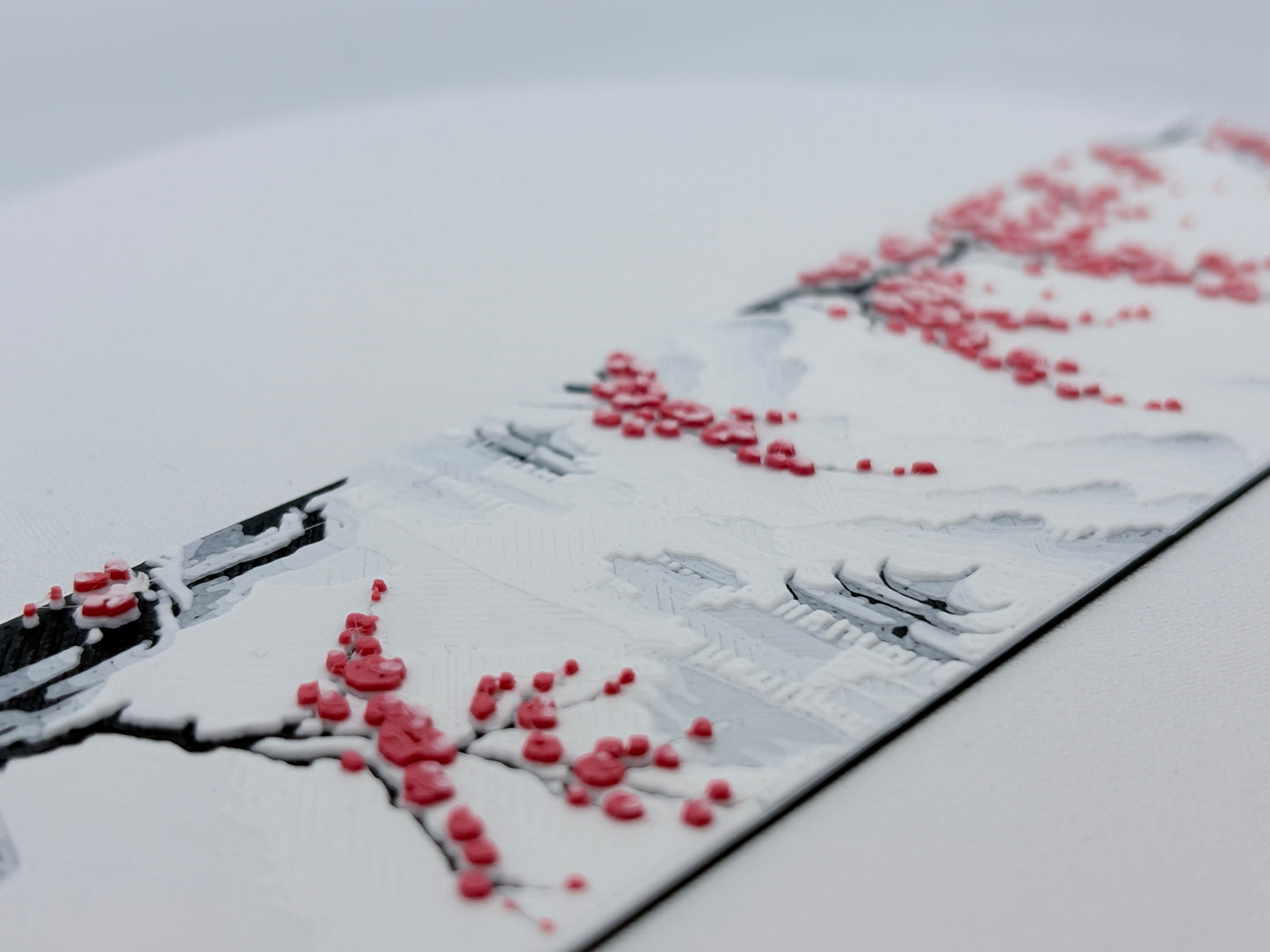3D Printed Cherry Blossom Bookmark