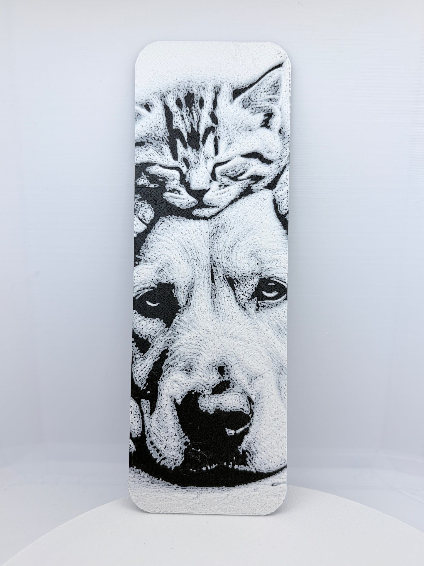 3D Printed Cat & Dog Bookmark