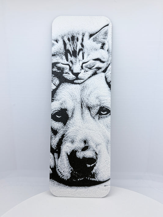 3D Printed Cat & Dog Bookmark