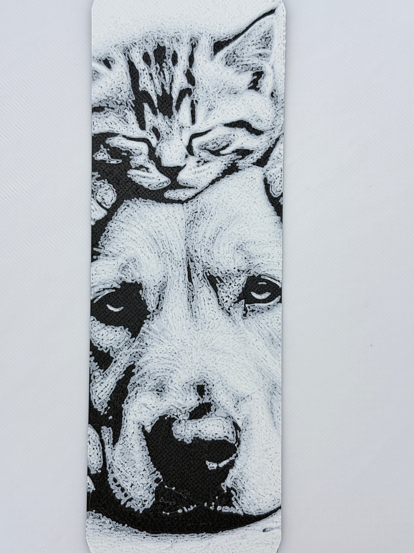3D Printed Cat & Dog Bookmark