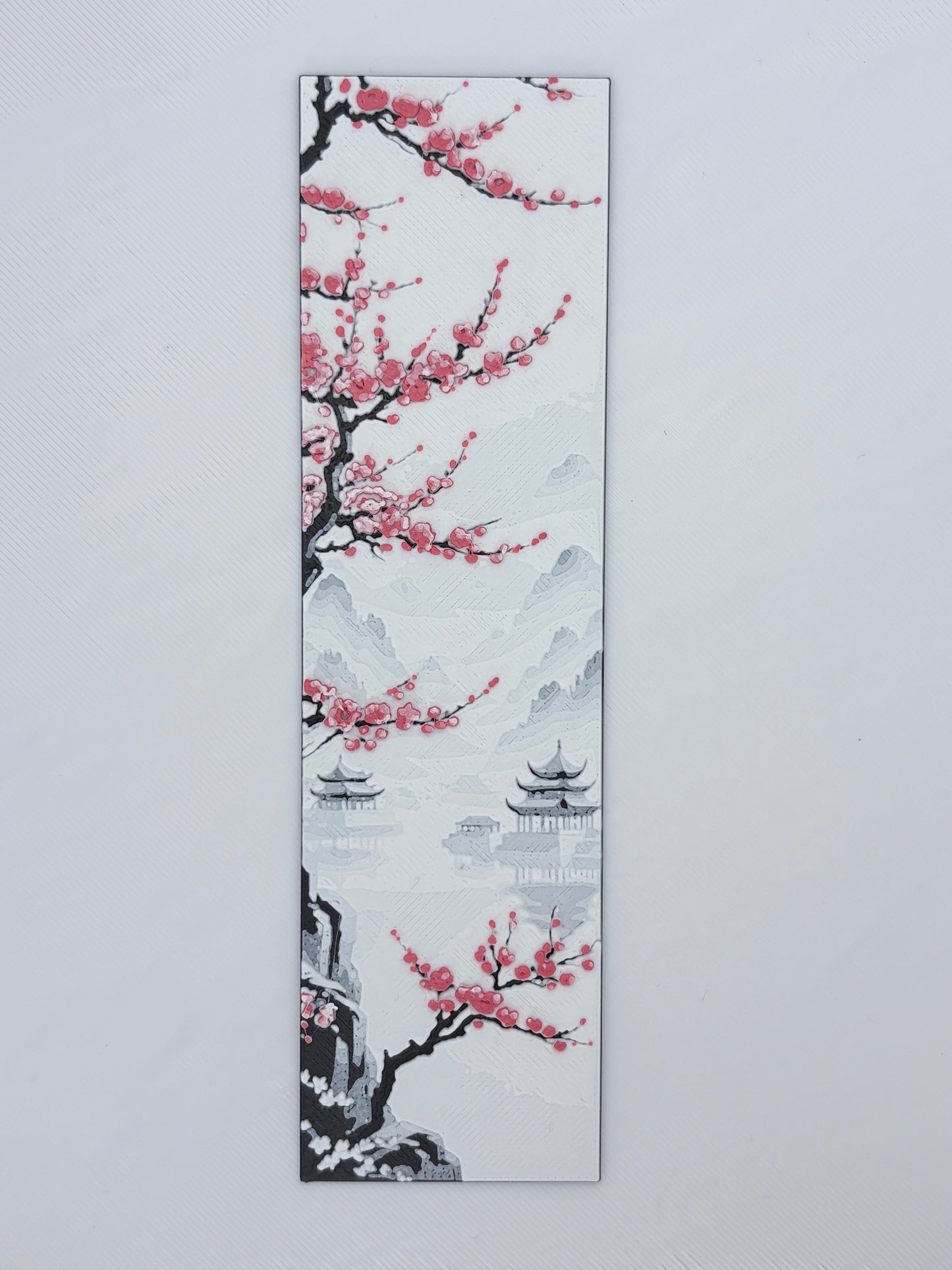 3D Printed Cherry Blossom Bookmark