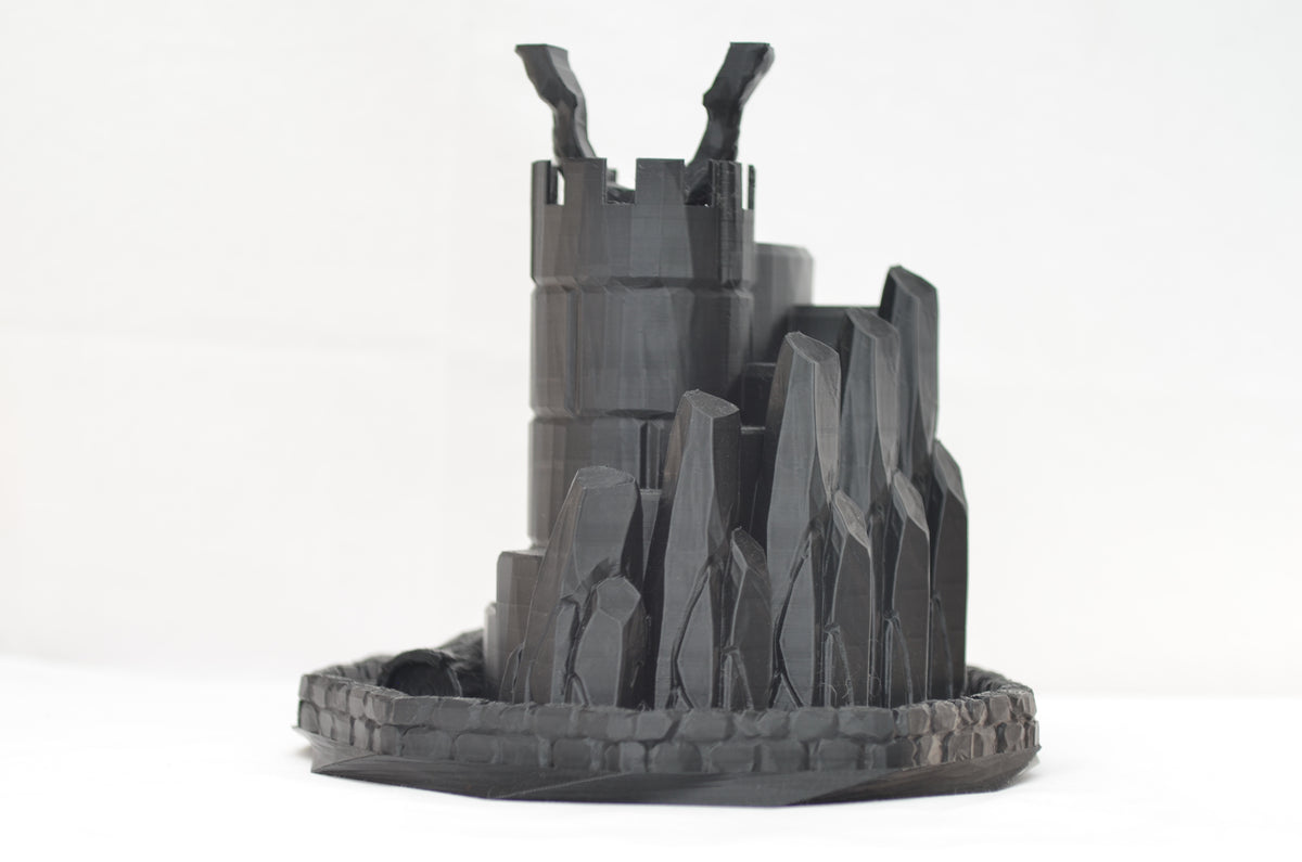 Castle Ruins Figurine Display Stand